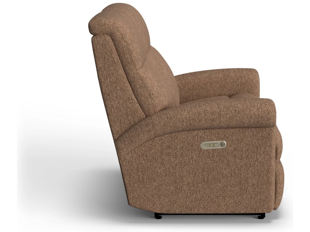 Davis Fabric Power Reclining Loveseat with Power Headrests - image 5