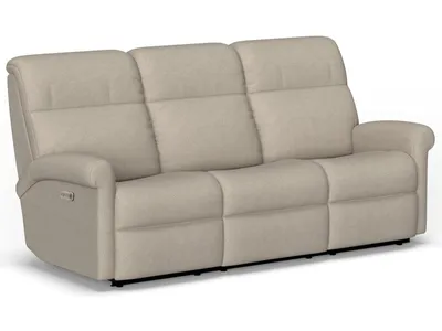 Davis Fabric Power Reclining Sofa with Power Headrests
