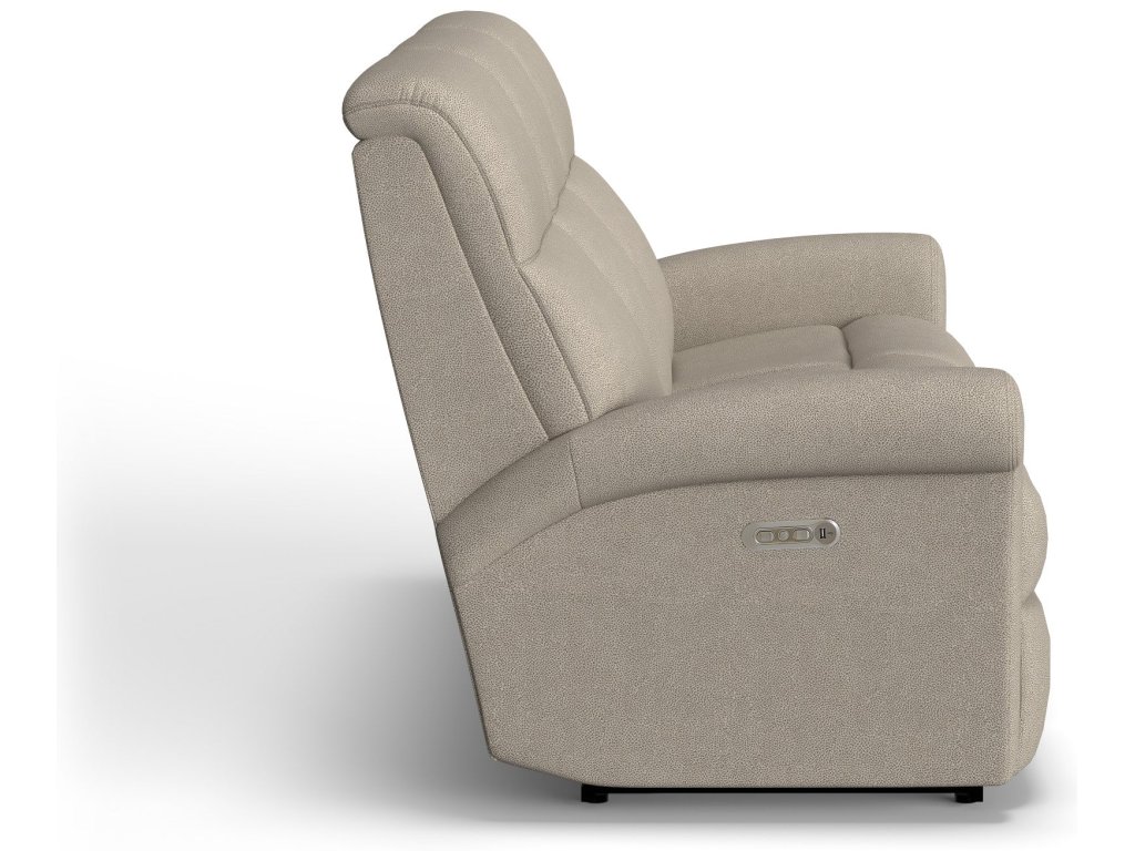 Davis Fabric Power Reclining Sofa with Power Headrests - image 5