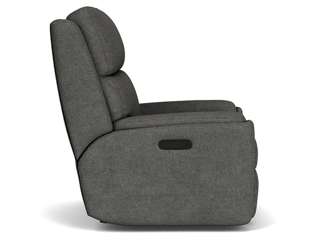 Rio Fabric Power Recliner with Power Headrest - image 2