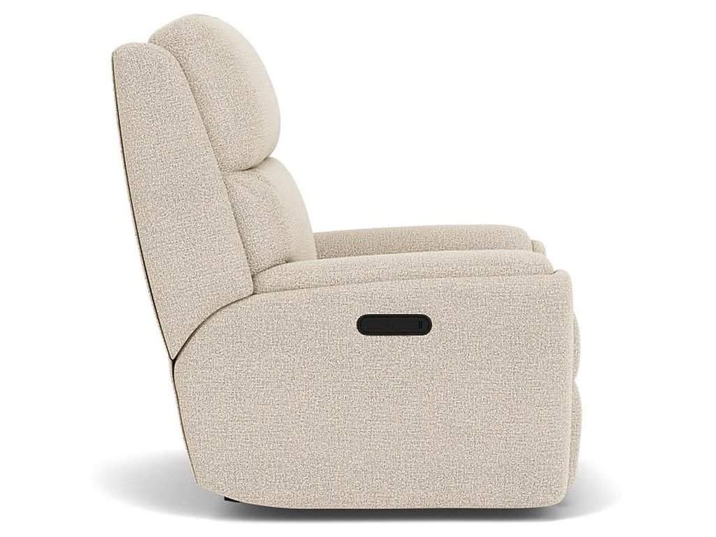 Rio Fabric Power Recliner with Power Headrest - image 5