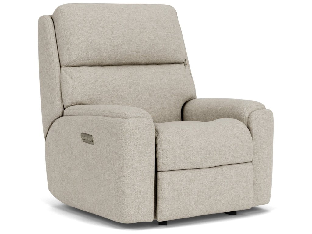 Rio Fabric Power Rocking Recliner with Power Headrest - main image