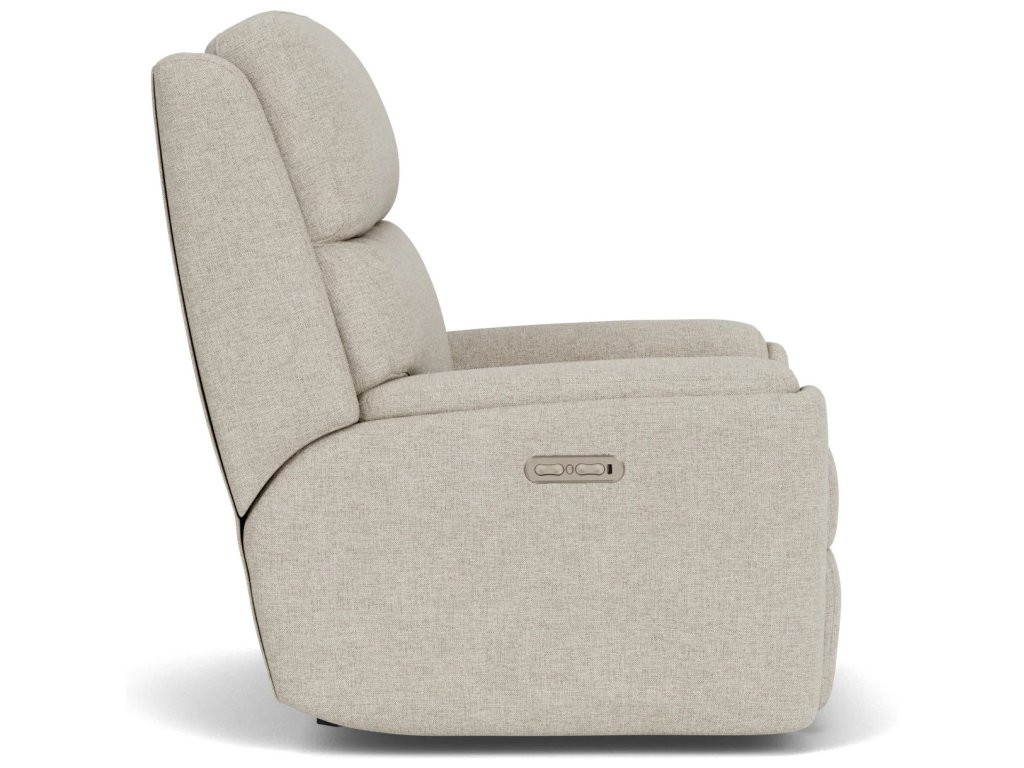 Rio Fabric Power Rocking Recliner with Power Headrest - image 2
