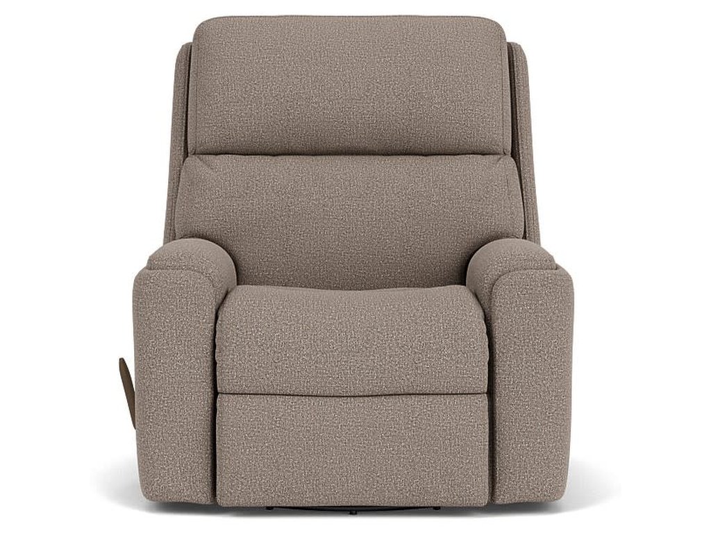 Rio Fabric Swivel Gliding Recliner - image 1