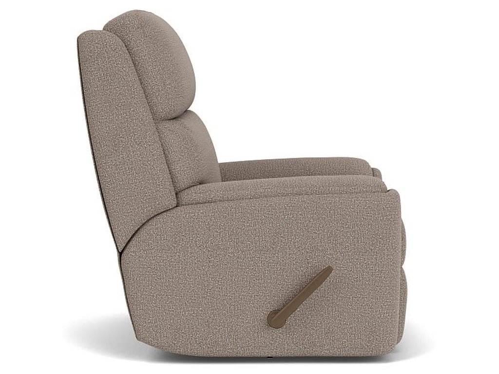 Rio Fabric Swivel Gliding Recliner - image 2