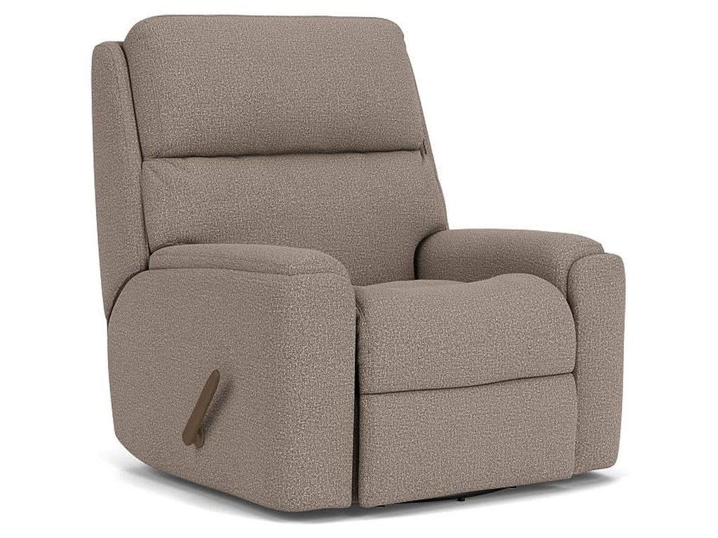Rio Fabric Swivel Gliding Recliner - image 3