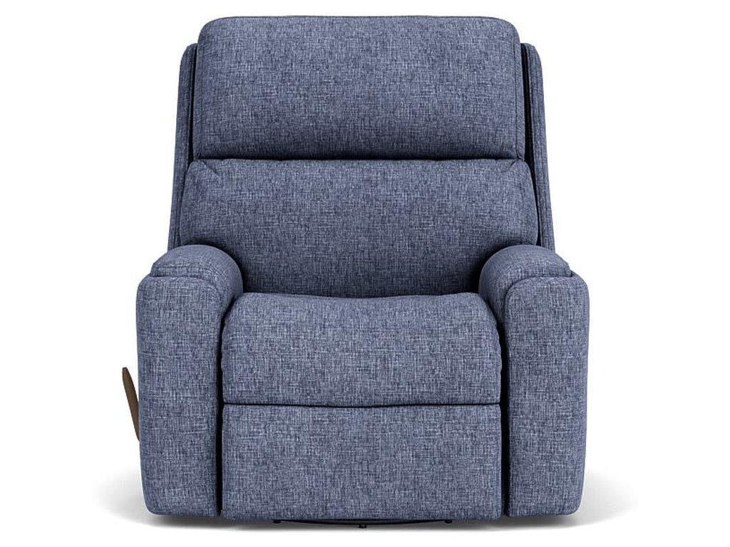 Rio Fabric Swivel Gliding Recliner - image 4