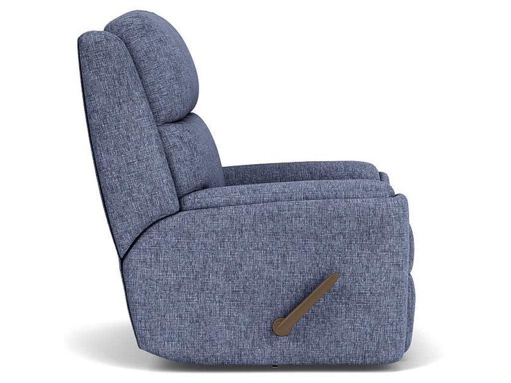 Rio Fabric Swivel Gliding Recliner - image 5