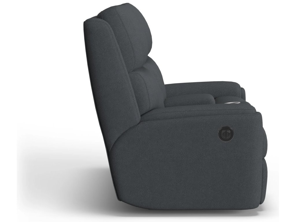 Rio Fabric Power Reclining Loveseat with Console - image 5