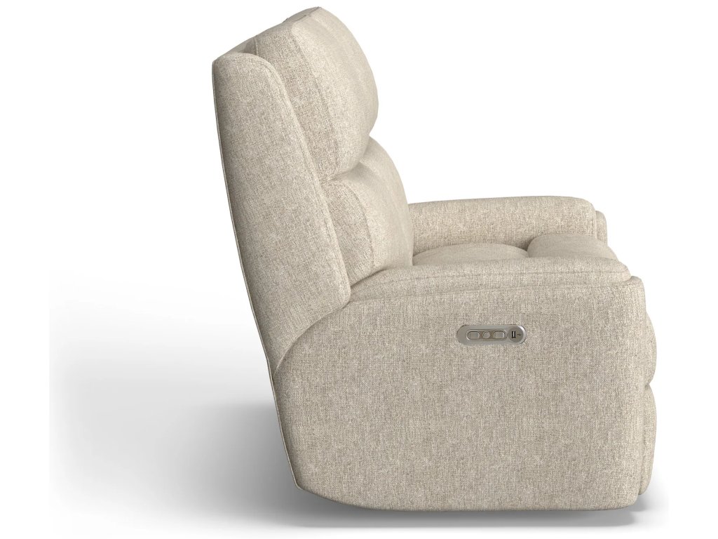 Rio Fabric Power Reclining Loveseat with Power Headrests - image 5