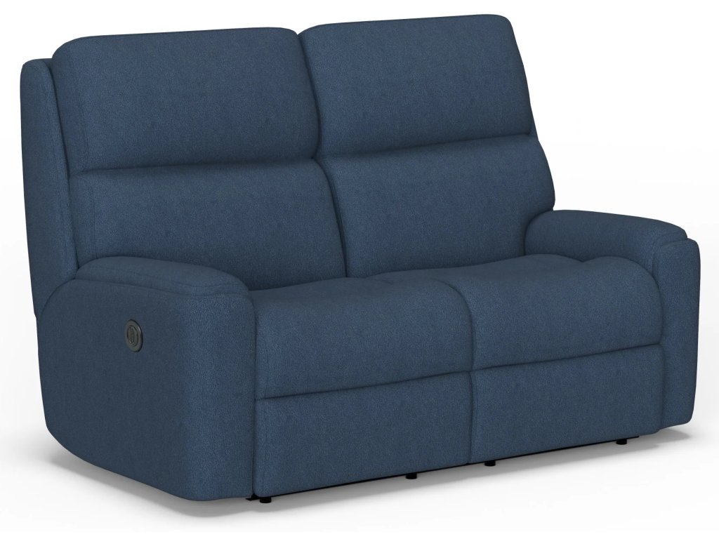 Rio Fabric Power Reclining Loveseat - main image