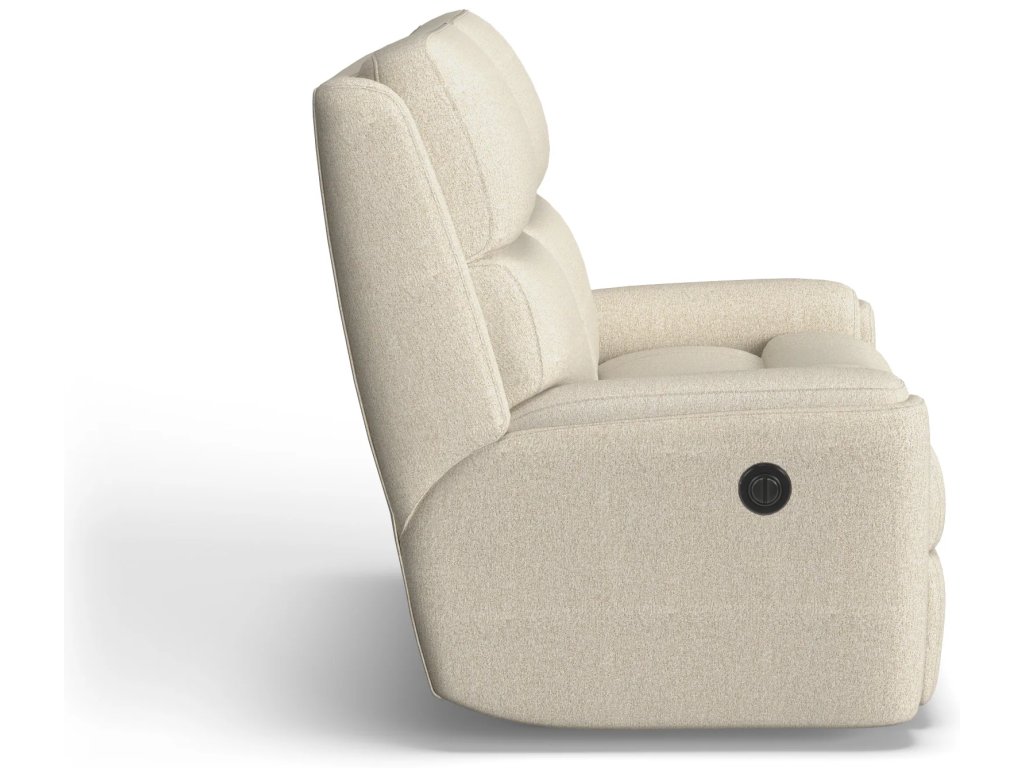 Rio Fabric Power Reclining Loveseat - image 2