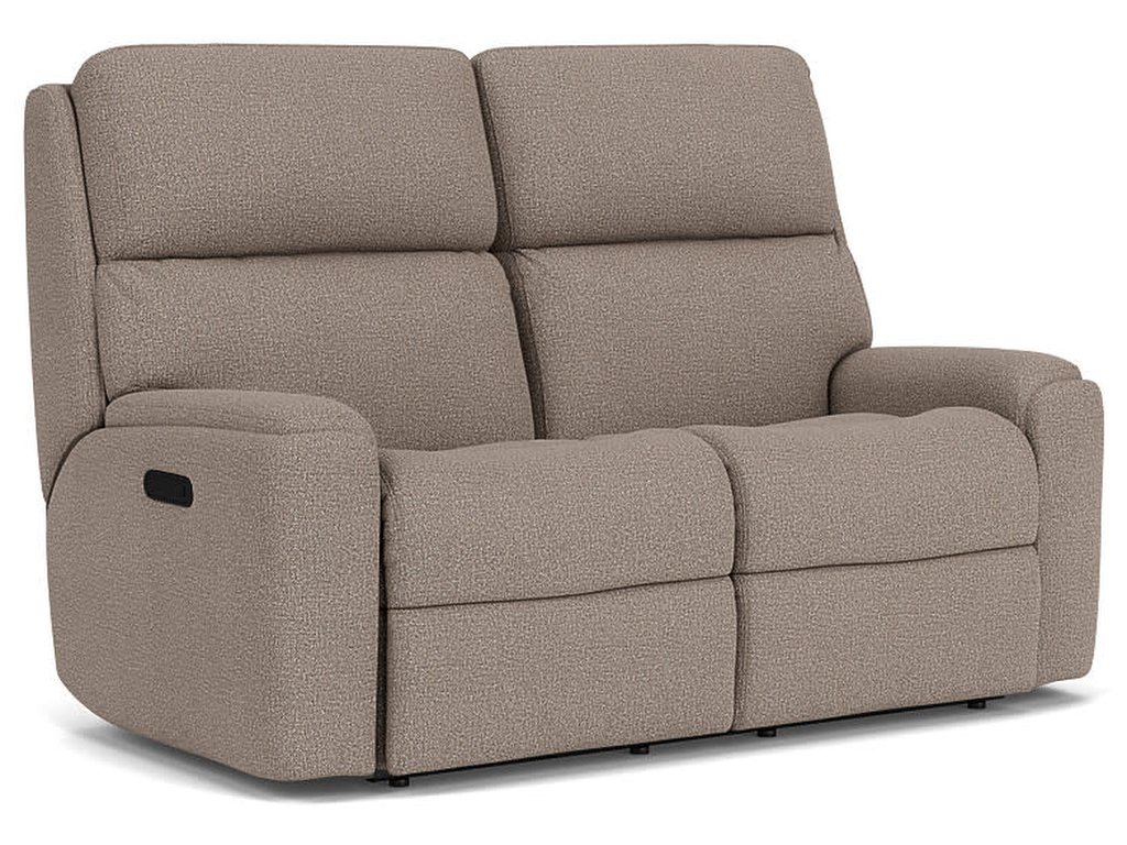 Rio Fabric Reclining Loveseat - main image