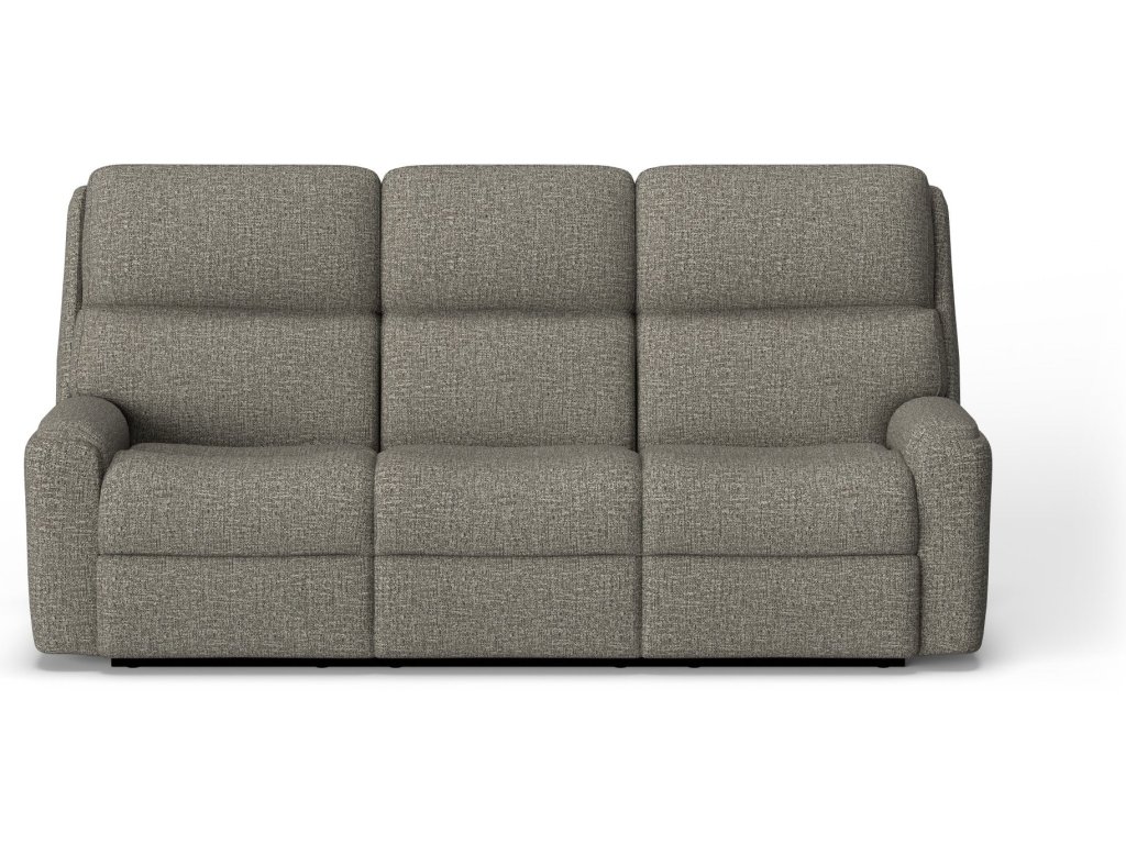 Rio Fabric Power Reclining Sofa with Power Headrests - image 1