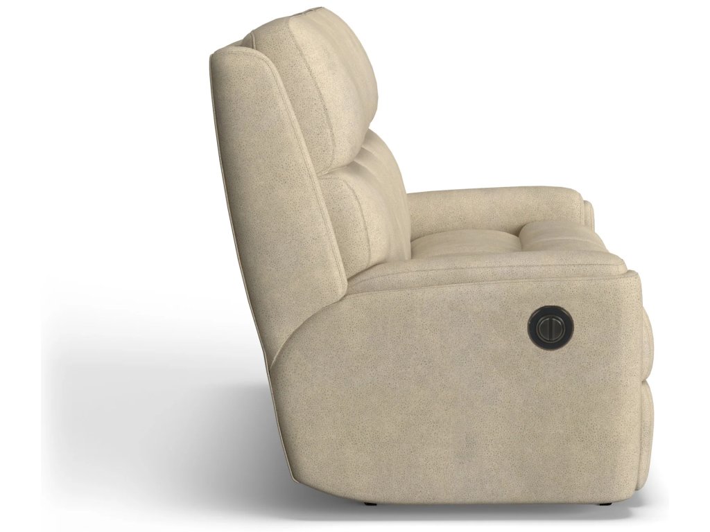 Rio Fabric Power Reclining Sofa - image 5
