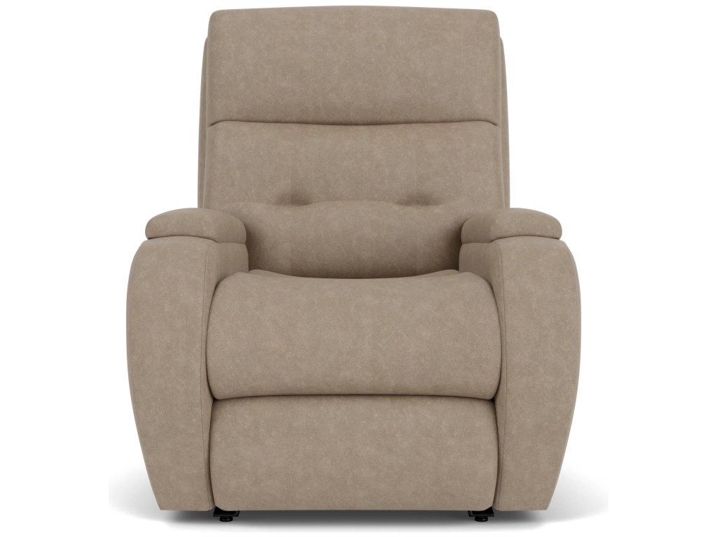Strait Fabric Power Recliner with Power Headrest - image 4