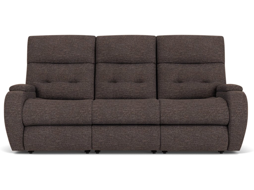 Strait Fabric Power Reclining Sofa with Power Headrests - image 4