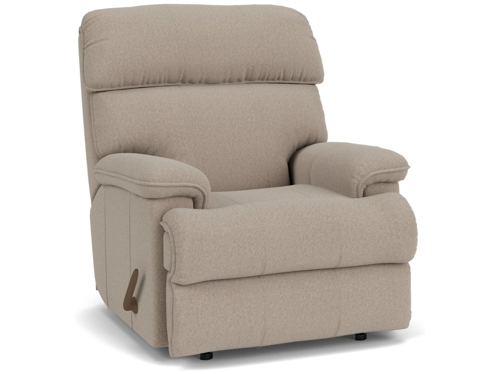 Geneva Leather Rocking Recliner - main image