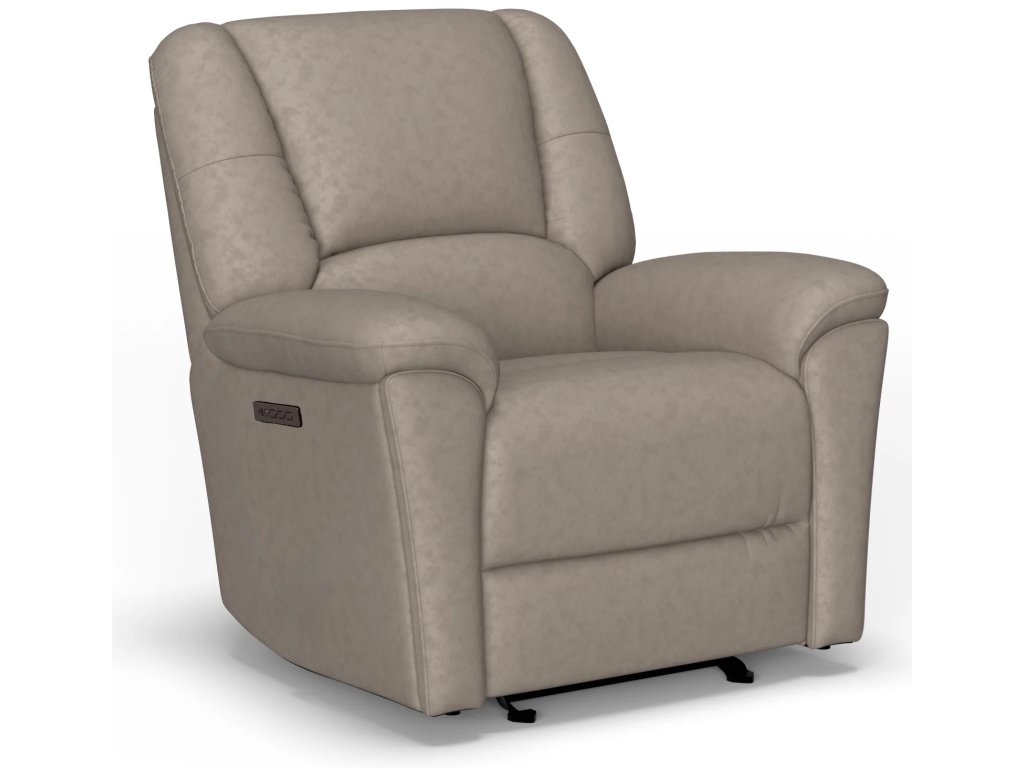 Plush Leather Power Gliding Recliner with Power Headrest & Lumbar - main image