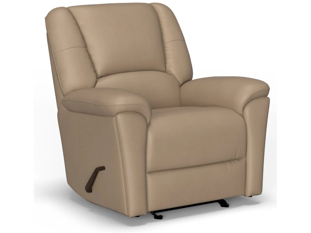Plush Leather Gliding Recliner - main image
