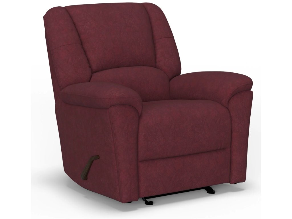 Plush Leather Gliding Recliner - image 3