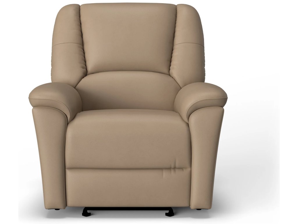 Plush Leather Gliding Recliner - image 5