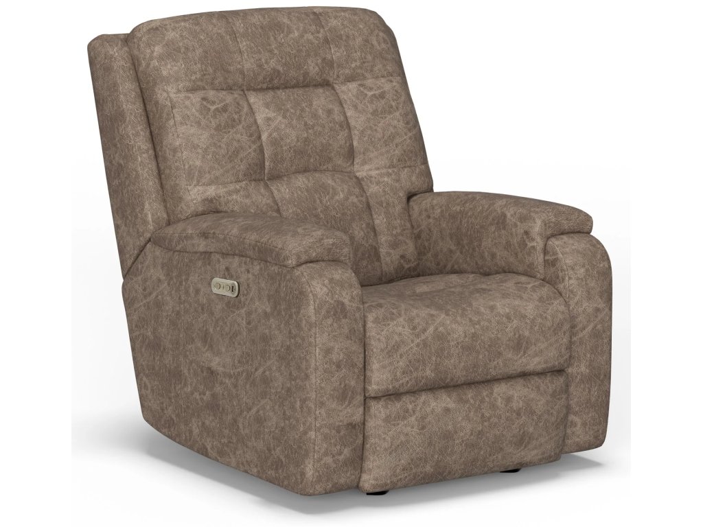 Arlo Leather Power Recliner with Power Headrest - main image