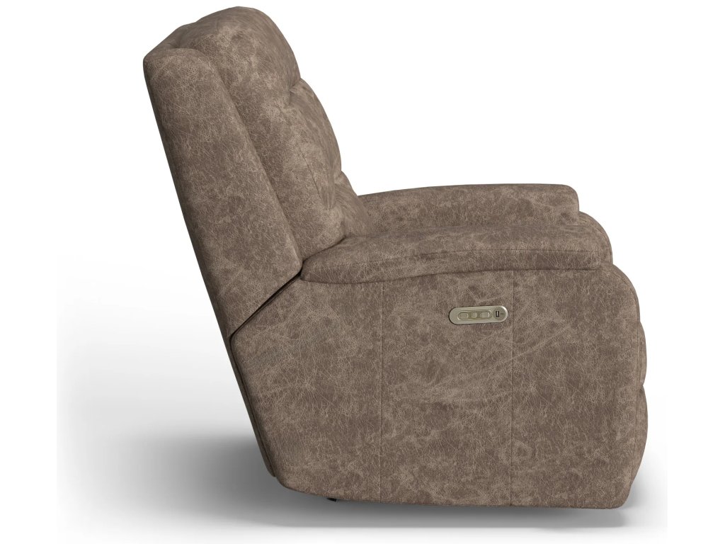Arlo Leather Power Recliner with Power Headrest - image 2