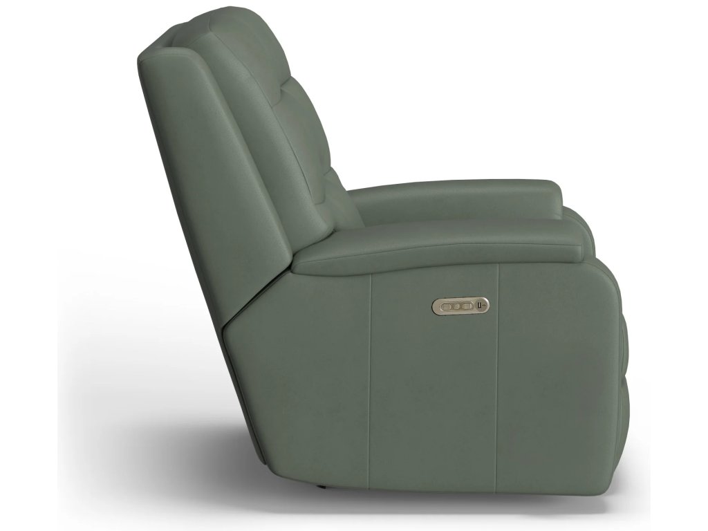 Arlo Leather Power Recliner with Power Headrest - image 5