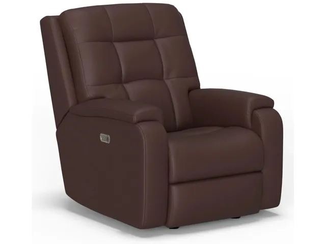 Arlo Leather Power Recliner with Power Headrest & Lumbar