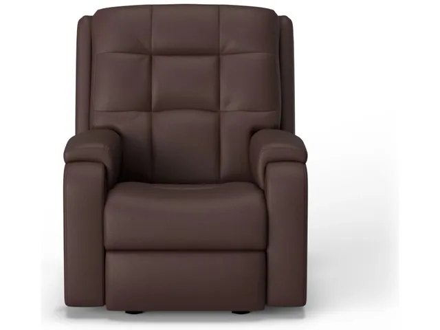 Arlo Leather Power Recliner with Power Headrest & Lumbar