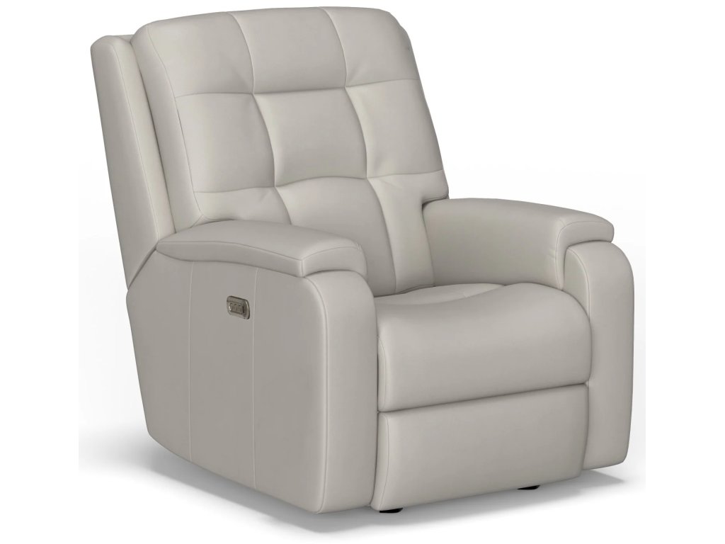 Arlo Leather Power Recliner with Power Headrest & Lumbar - image 3