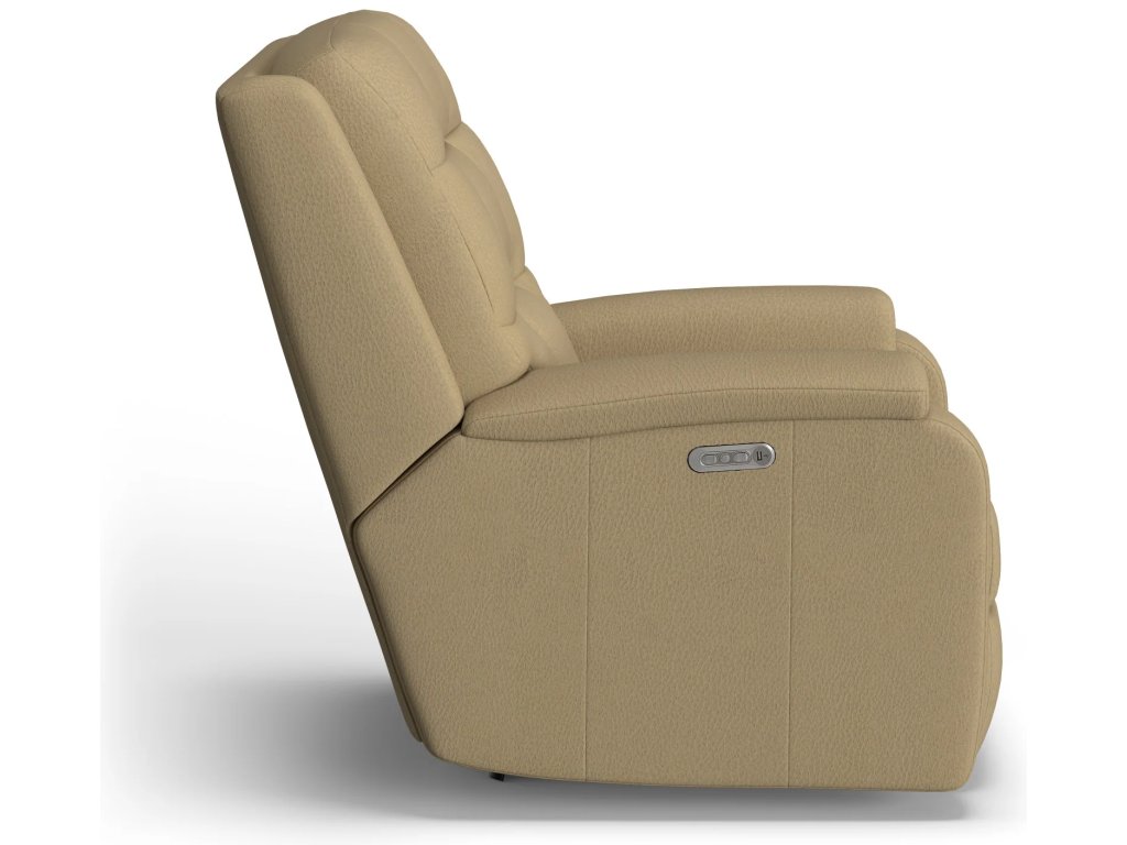 Arlo Leather Power Rocking Recliner with Power Headrest - image 2