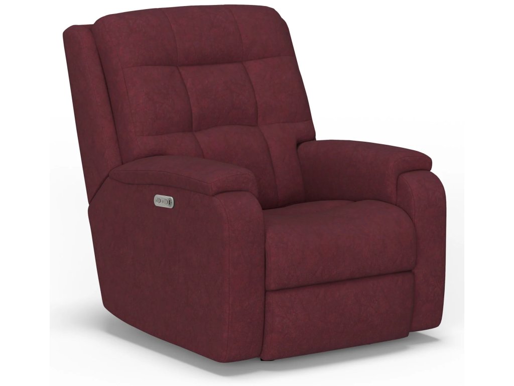 Arlo Leather Power Rocking Recliner with Power Headrest - image 3