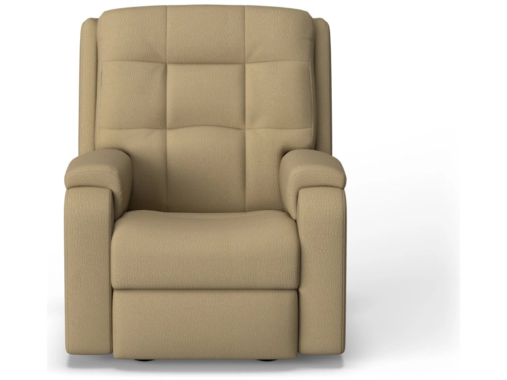 Arlo Leather Power Rocking Recliner with Power Headrest - image 4