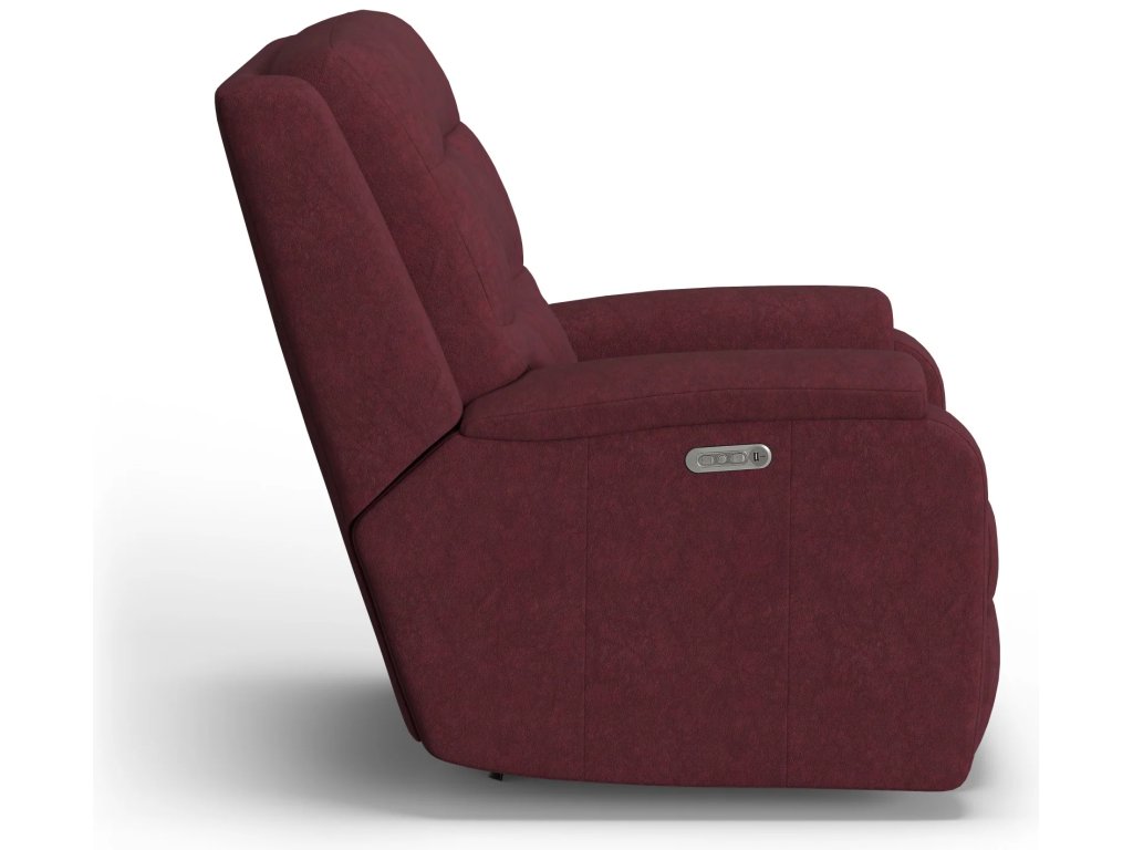 Arlo Leather Power Rocking Recliner with Power Headrest - image 5