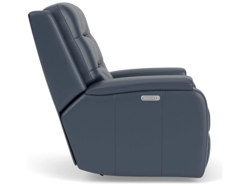 Arlo Leather Power Rocking Recliner with Power Headrest & Lumbar - image 2