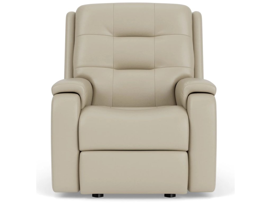 Arlo Leather Power Rocking Recliner with Power Headrest & Lumbar - image 4