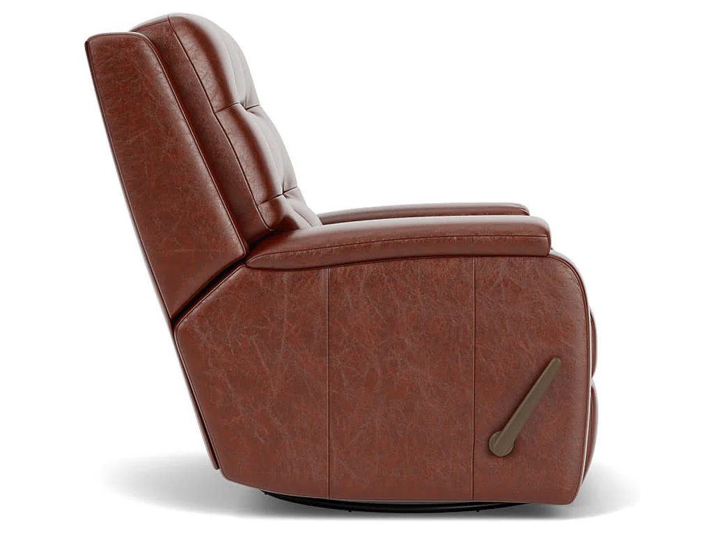 Arlo Leather Swivel Gliding Recliner - image 2
