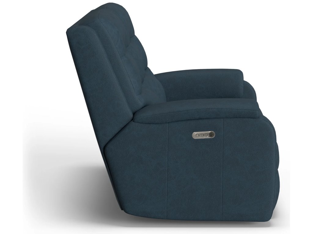 Arlo Leather Power Reclining Loveseat with Power Headrests & Lumbar - image 2