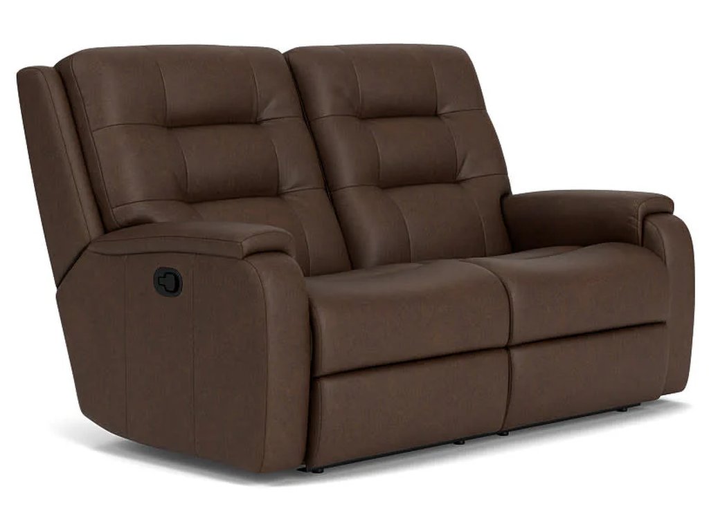 Arlo Leather Reclining Loveseat - main image