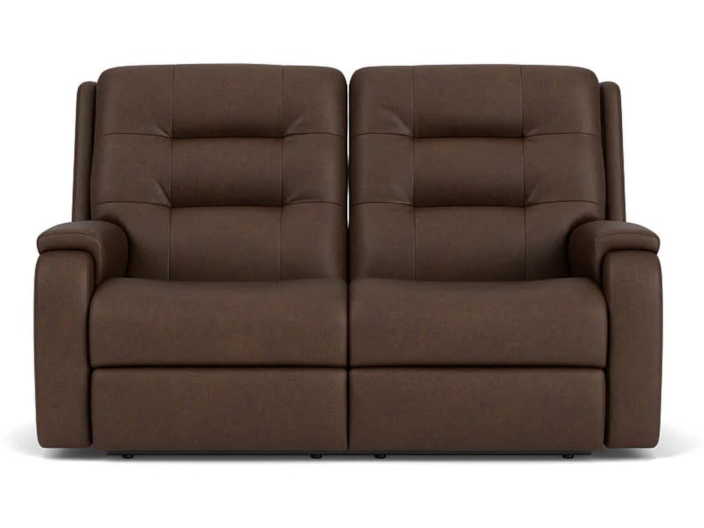 Arlo Leather Reclining Loveseat - image 1