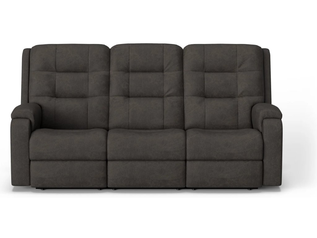 Arlo Leather Power Reclining Sofa with Power Headrests & Lumbar - image 1