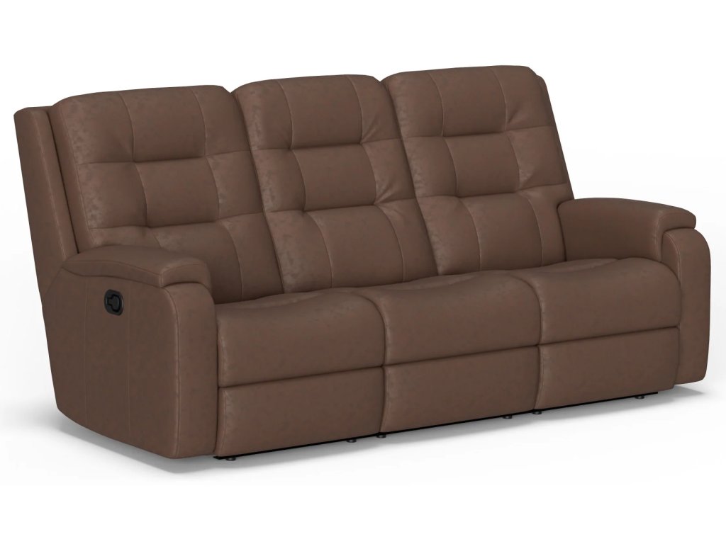 Arlo Leather Reclining Sofa - image 3