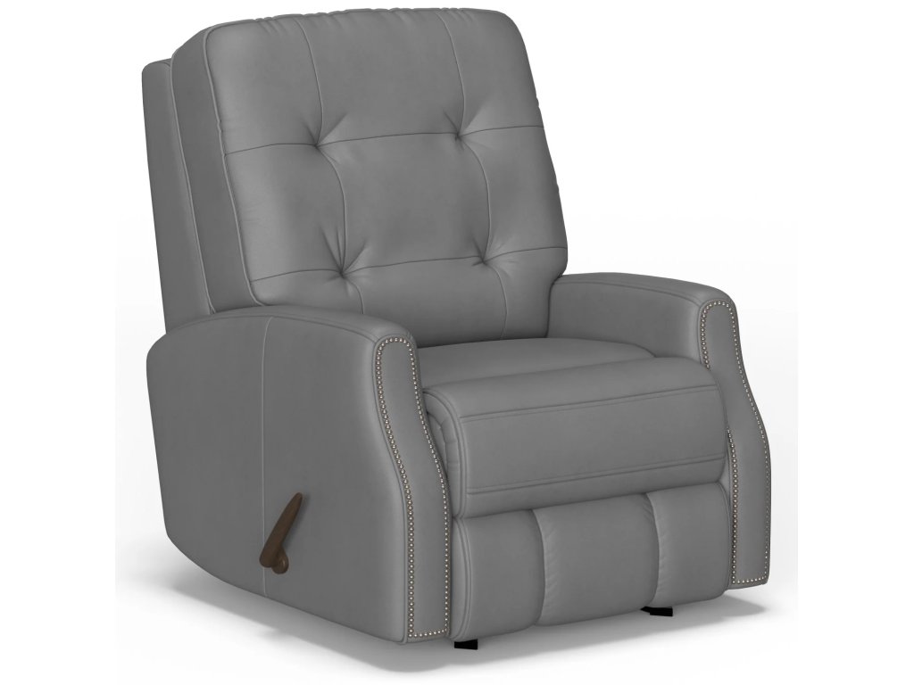 Devon Leather Rocking Recliner - image 3