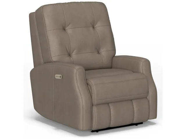 Devon Leather Power Recliner with Power Headrest