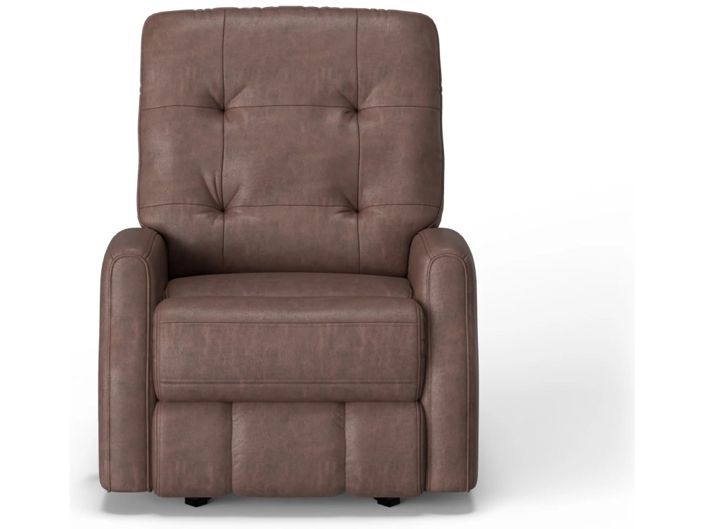 Devon Leather Power Rocking Recliner with Power Headrest - image 1