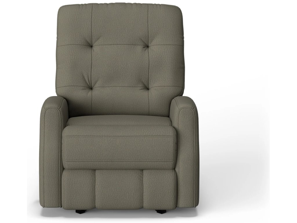 Devon Leather Power Rocking Recliner with Power Headrest - image 4