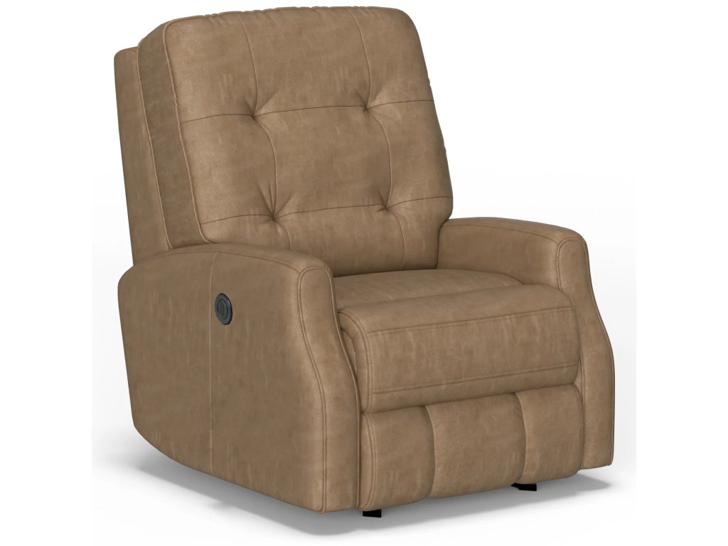 Devon Leather Power Rocking Recliner - main image
