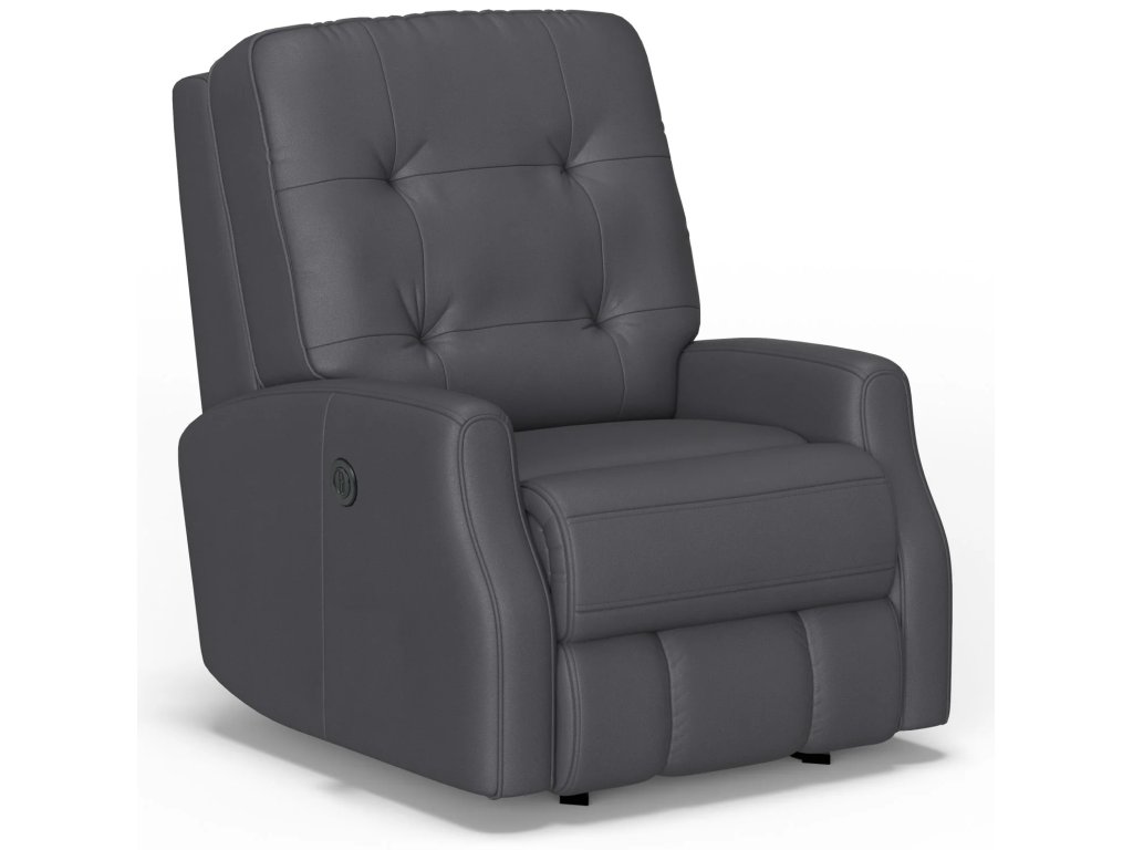 Devon Leather Power Rocking Recliner - image 3